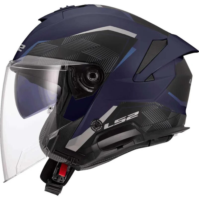 Casco Moto Jet LS2 OF618 VERSO II AIR Navy Blue Ordina Subito