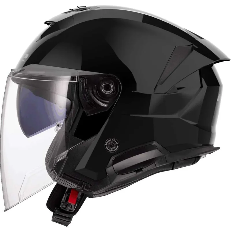 Offerta Limitata Casco Moto Jet LS2 OF618 VERSO II SOLID Nero Lucido