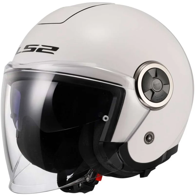 Prezzo Basso Casco Moto JetLs2 OF620 CLASSY SOLID Bianco