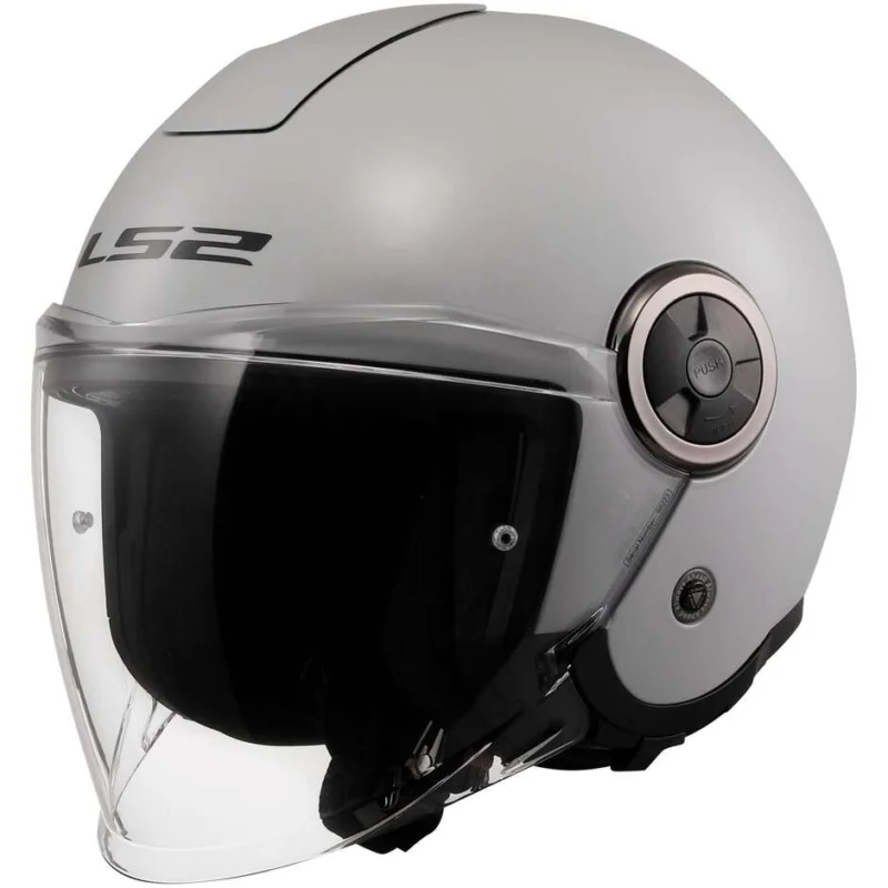 Subito Disponibile Casco Moto JetLs2 OF620 CLASSY SOLID Grigio Perla