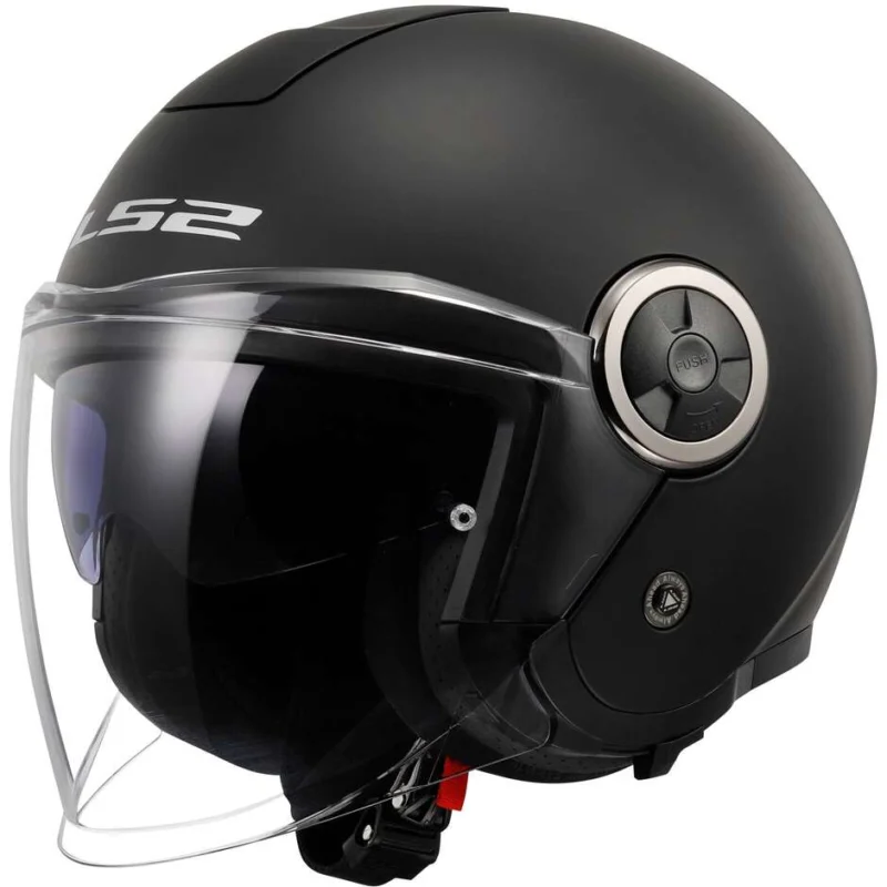 Casco Moto JetLs2 OF620 CLASSY SOLID Nero Opaco Prezzo Scontato