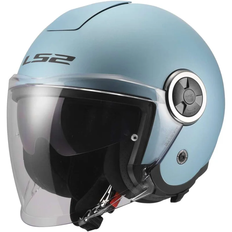 Casco Moto Jet LS2 OF620 CLASSY SOLID Perla Blu Compra Adesso