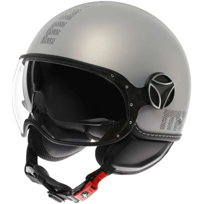Soddisfatti O Rimborsati Casco Moto Jet Momo Design FGTR EVO Hip Grigio Opaco Cerulean Grigio
