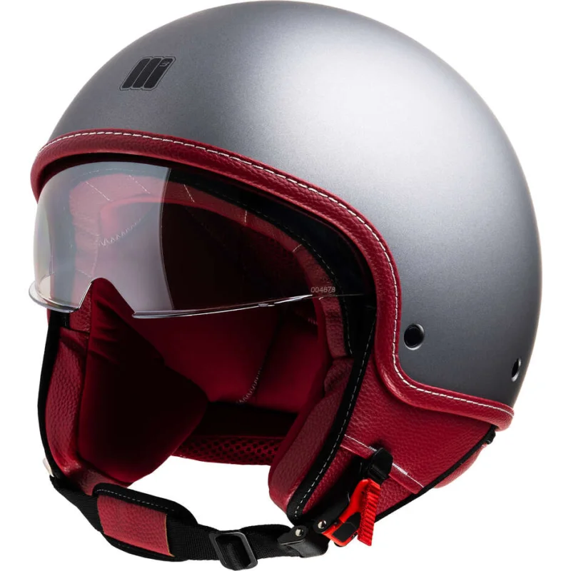 Casco Moto Jet Motocubo 717 BEETLE Titanio Opaco (22.06) Occasione