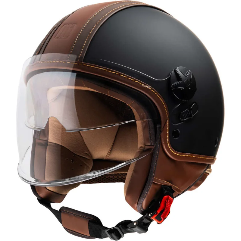 Casco Moto Jet Motocubo 727 TOP CUBE Nero Opaco (22.06) Prezzo Conveniente