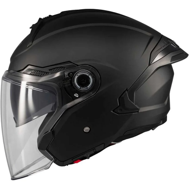 Spedizione Espresso Casco Moto Jet Mt Helmets COSMO SV PURE A1 Nero Opaco