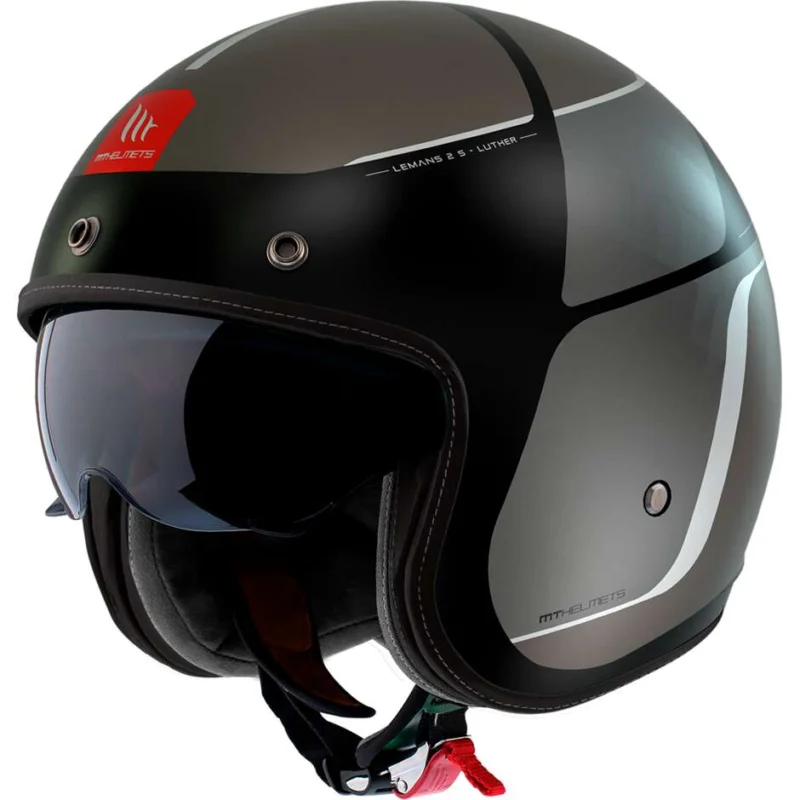 Novità Casco Moto Jet MT Helmets LE MANS 2 SV S Luther B12 Opaco