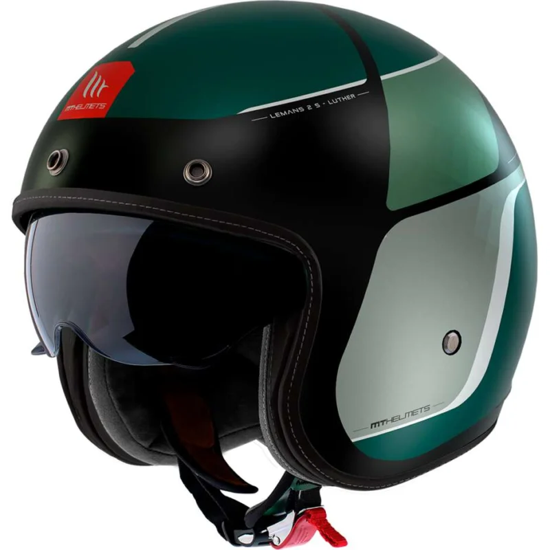 Casco Moto Jet MT Helmets LE MANS 2 SV S Luther B6 Opaco Miglior Prezzo