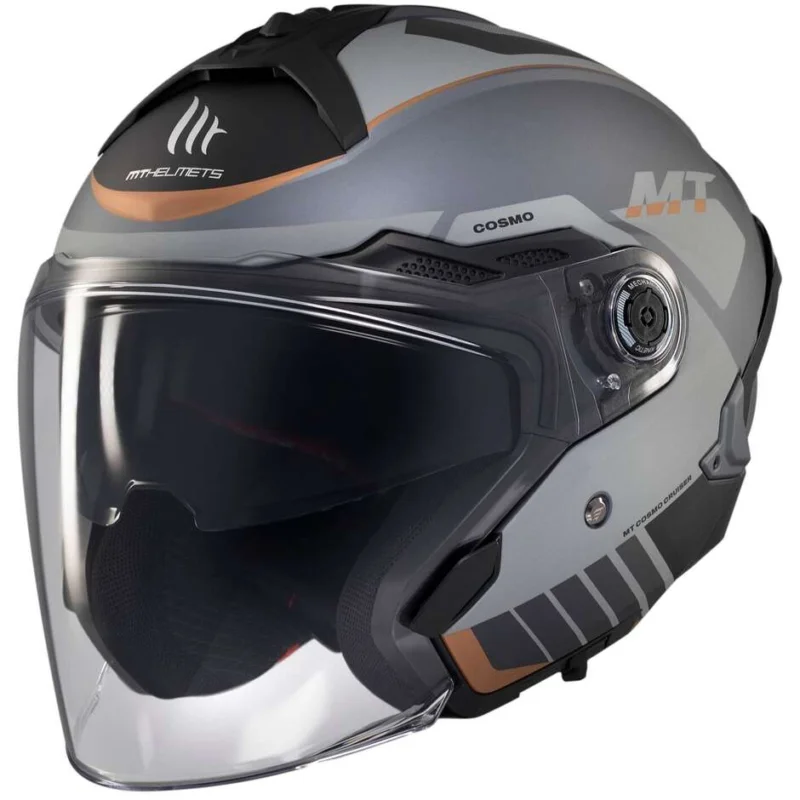 Casco Moto Jet MT Helmetss COSMO SV CRUISER C2 Opaco Offerta Lampo