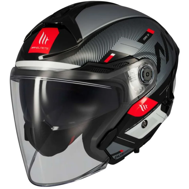 Compra Adesso Casco Moto Jet MT Helmetss COSMO SV SILENCE B2 Lucido