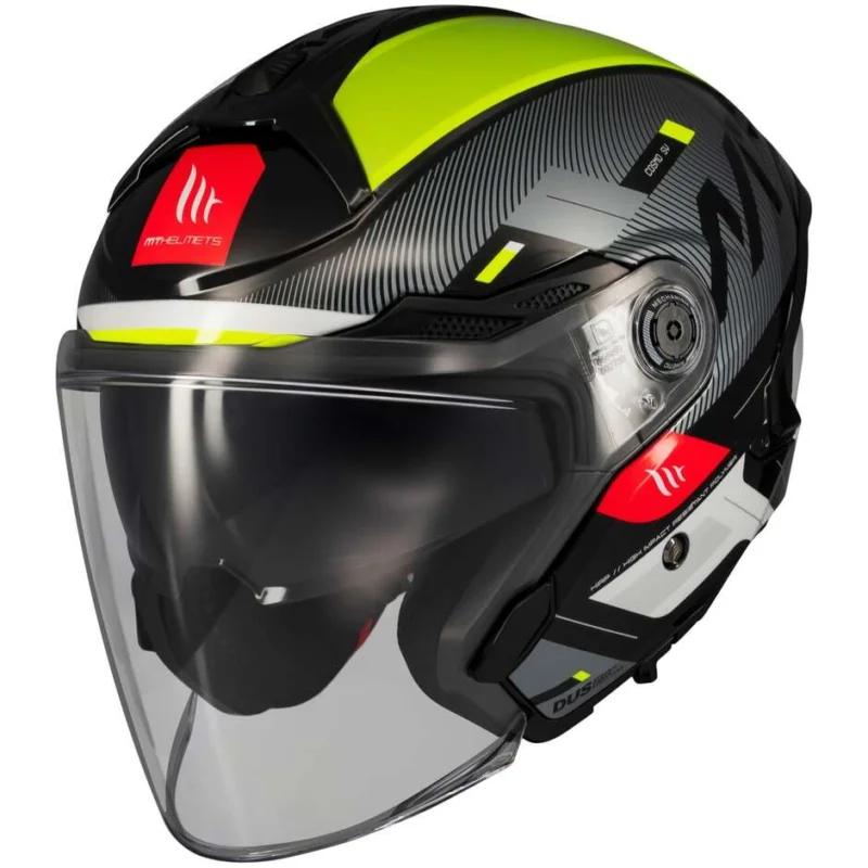 Nuovo Arrivo Casco Moto Jet MT Helmetss COSMO SV SILENCE B3 Lucido