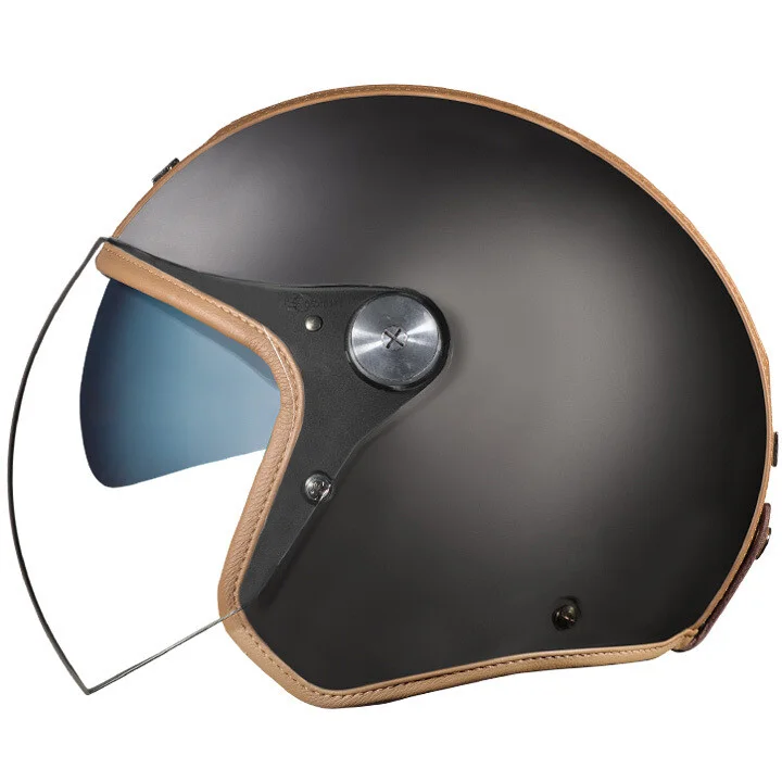 Casco Moto Jet Nexx X.G30 GROOVY Nero Camel Opaco Prezzo Conveniente
