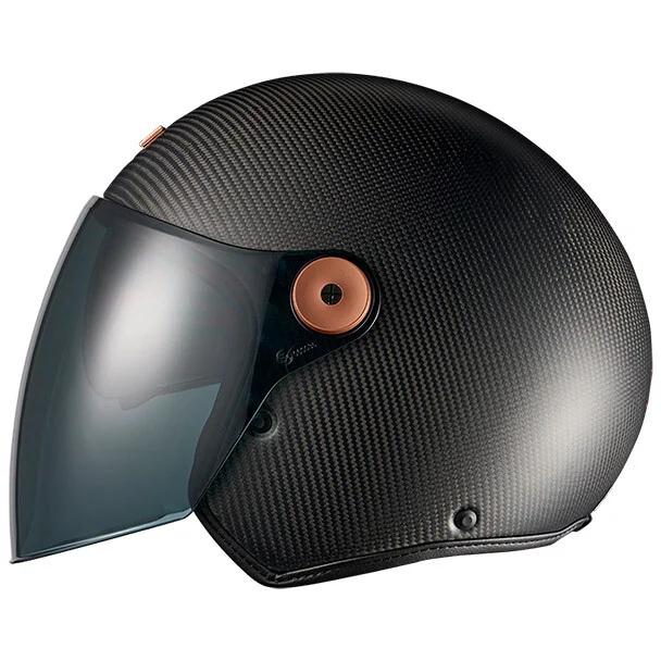 Casco Moto Jet Nexx X.G30 NOIR Carbon Opaco Promo Stagionale