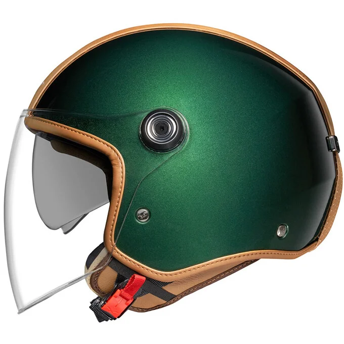 Super Prezzo Casco Moto Jet Nexx Y.10 MIDTOWN Verde Camel