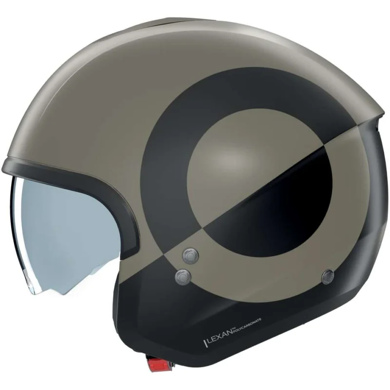 Casco Moto Jet Nolan N20-2 VICEVERSA 343 Pietra Nero Opaco Promozione