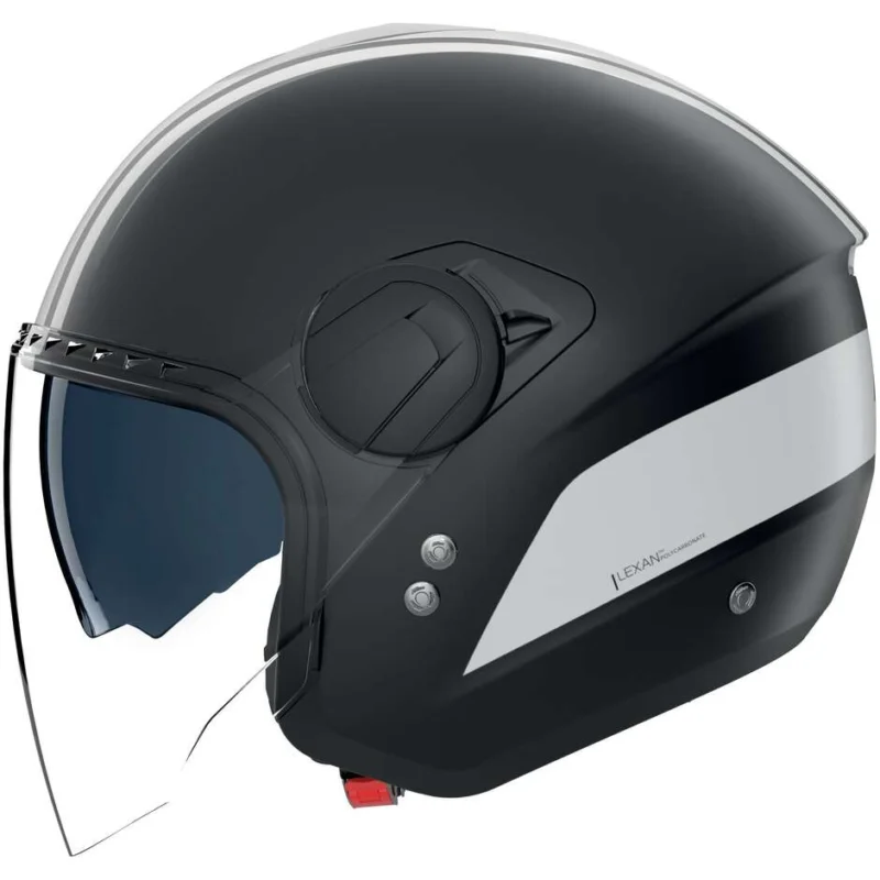 Quantità Limitata Casco Moto Jet Nolan N20-2 VISOR DOLCEVITA 347 Nero Bianco Opaco
