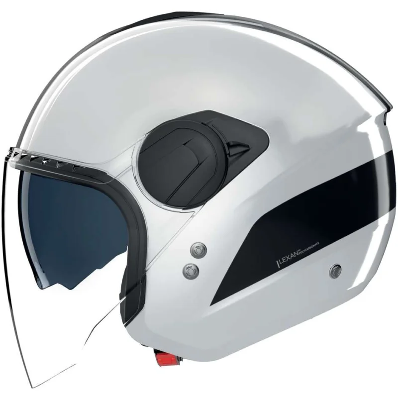 Occasione Casco Moto Jet Nolan N20-2 VISOR DOLCE VITA 348 Bianco Nero Lucido