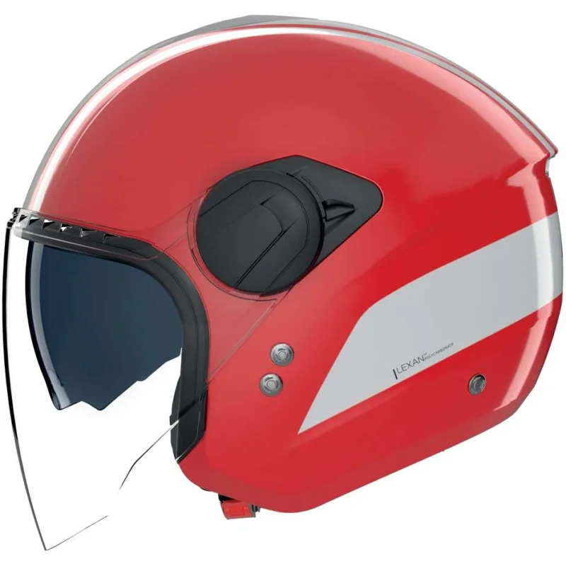 A Buon Prezzo Casco Moto Jet Nolan N20-2 VISOR DOLCE VITA 349 Rosso Bianco Lucido