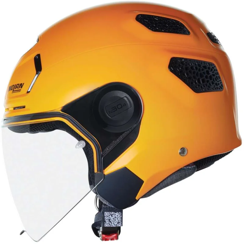 Spedito Oggi Casco Moto Jet Nolan N30-4 T CLASSICO 310 Arancio Opaco