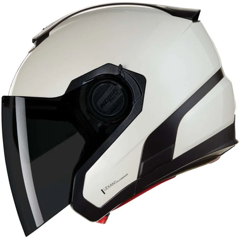 Casco Moto Jet Nolan N40-5 06 CLASSICO NOBILE 320 Bianco Lucido Promozione Esclusiva