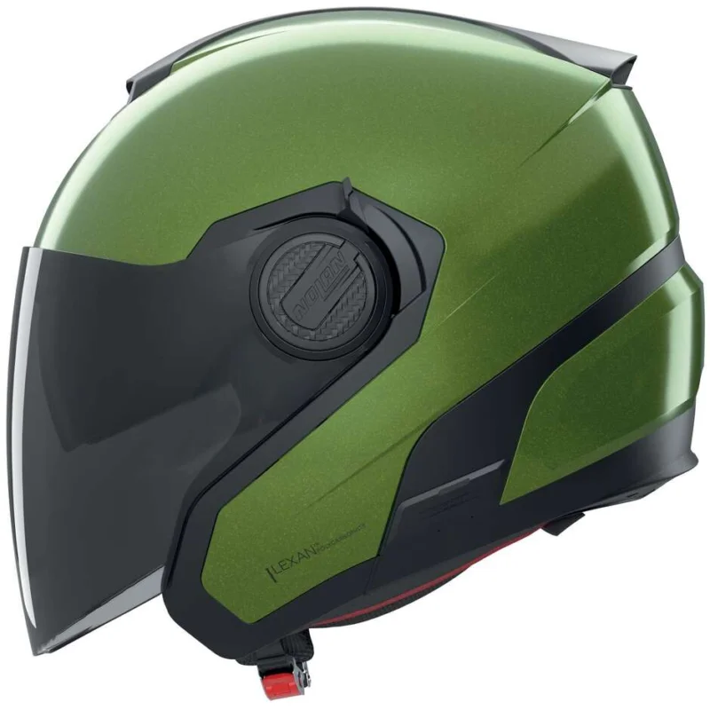 Casco Moto Jet Nolan N40-5 06 CLASSICO NOBILE 336 Verde Metallo Lucido Soddisfatti O Rimborsati