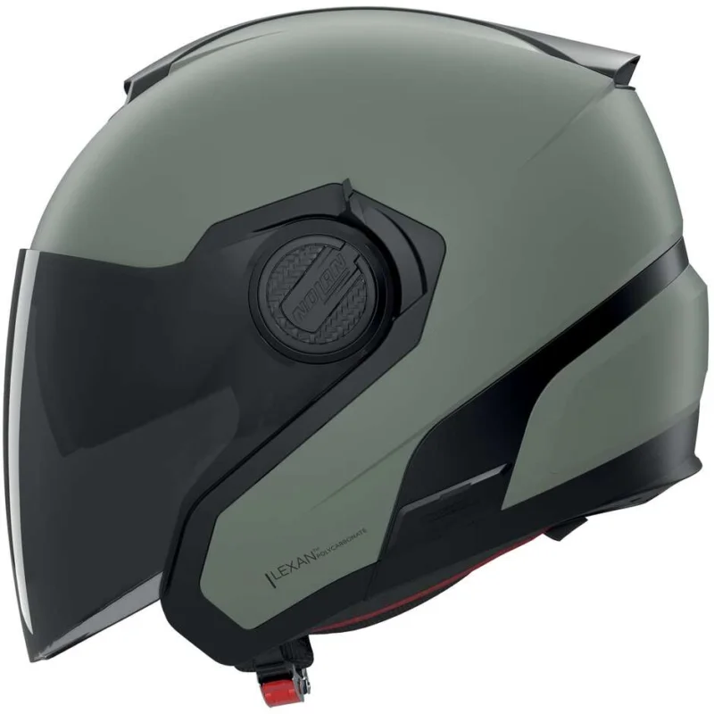 Casco Moto Jet Nolan N40-5 06 CLASSICO NOBILE 337 Verde Grigio Opaco Prezzo Ridotto