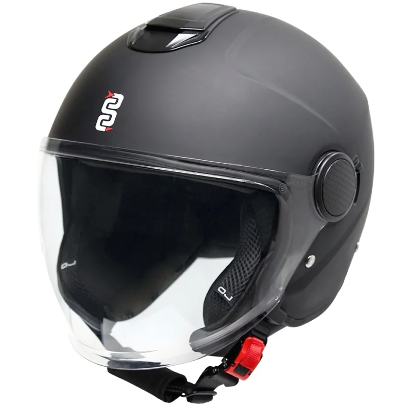 Prezzo Ridotto Casco Moto Jet OJ SOGNO Nero Opaco