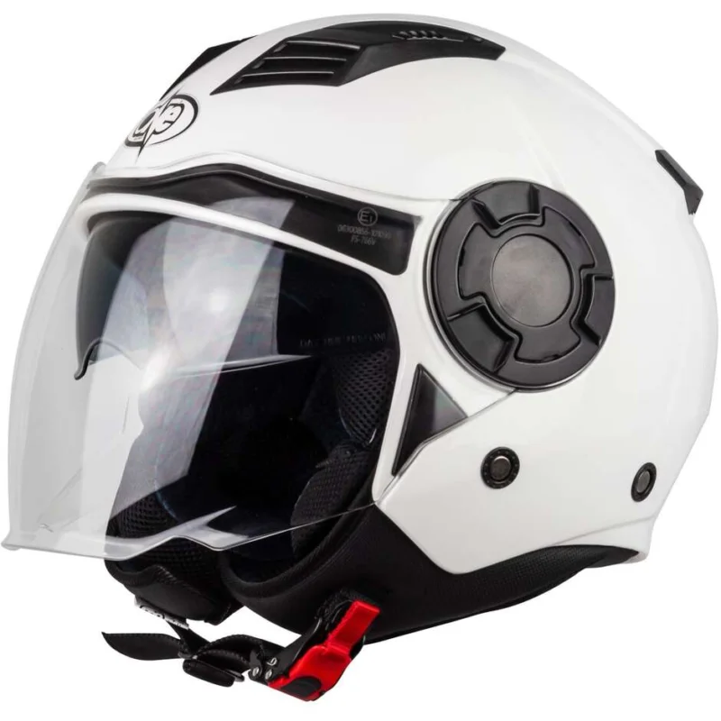 Casco Moto Jet One ALFA 2.0 Solid Bianco Lucido Ultime Pezzi