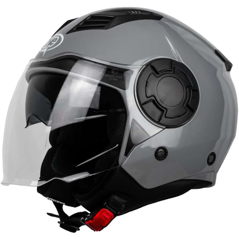 Esclusivo Casco Moto Jet One ALFA 2.0 Solid Nardo Grey