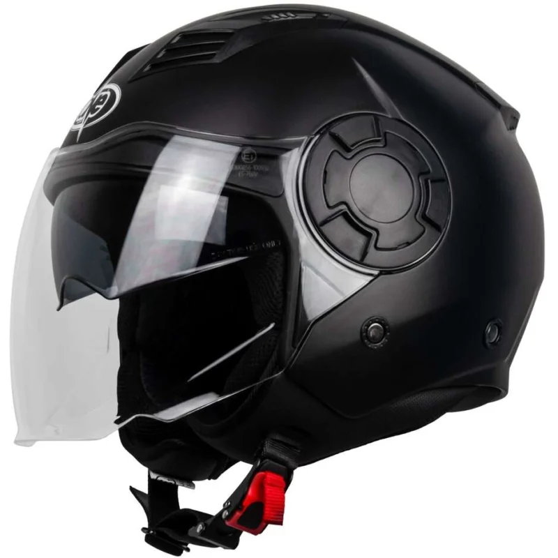 Casco Moto Jet One ALFA 2.0 Solid Nero Opaco Nuova Collezione