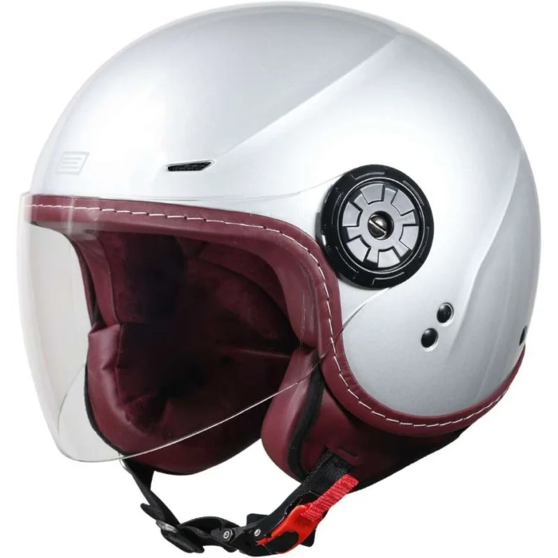 Nuova Collezione Casco Moto Jet Origine GARDA SOLID Grigio