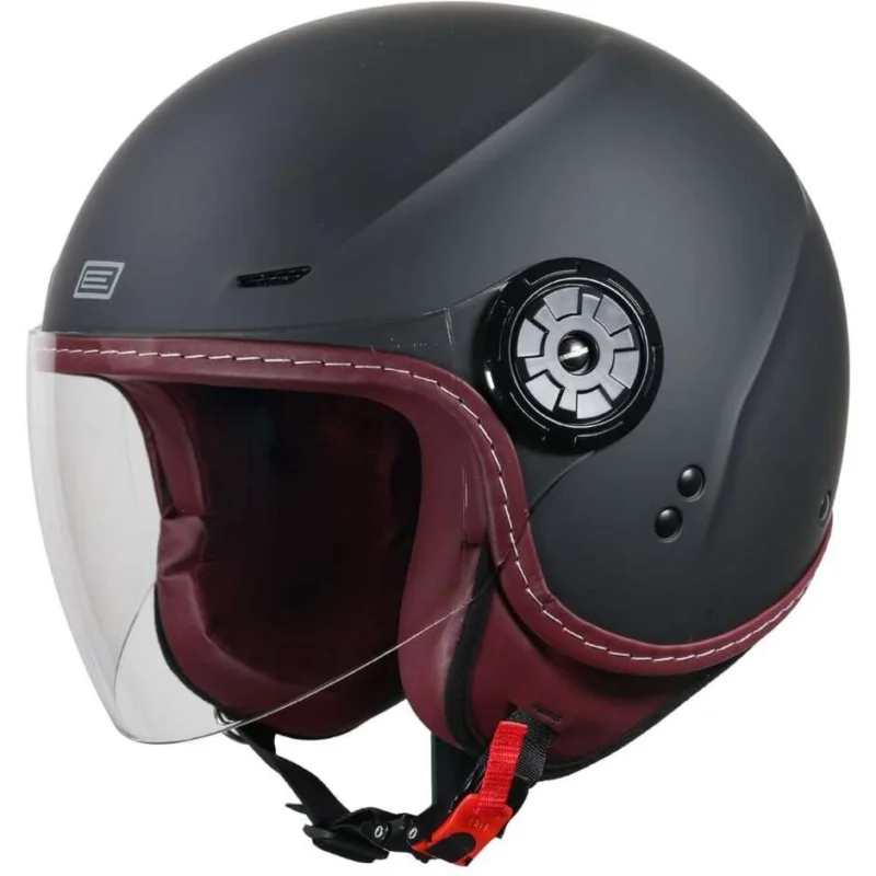 Casco Moto Jet Origine GARDA SOLID Nero Opaco Occasione Imperdibile