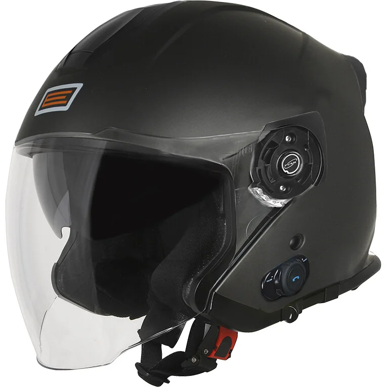 Ultimissimo Modello Casco Moto Jet Origine PALIO 2.0 + Bt Solid Titanio Opaco