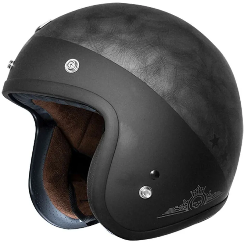 Casco Moto Jet Origine PRIMO Rocker Silver Opaco Saldi