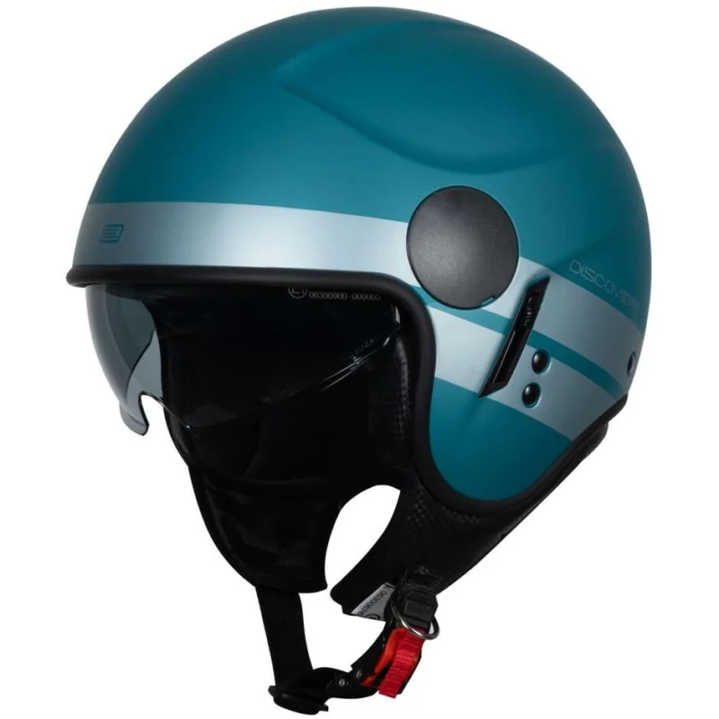 Promozione Esclusiva Casco Moto Jet ORIGINE SIERRA DISCOVERY Blu Opaco 22.06