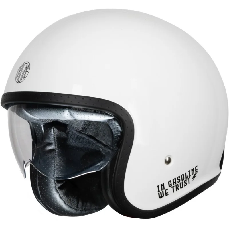 Compra Online Casco Moto Jet ORIGINE SPIRIT STICKY Bianco Lucido 22.06