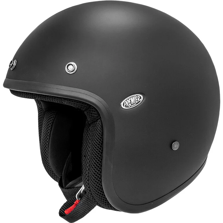 Casco Moto Jet Premier CLASSIC U9BM Nero Opaco Nuovo Arrivo
