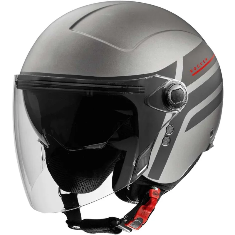 Casco Moto Jet Premier ROCKER VISOR ON 17 BM Prezzo Di Fabbrica