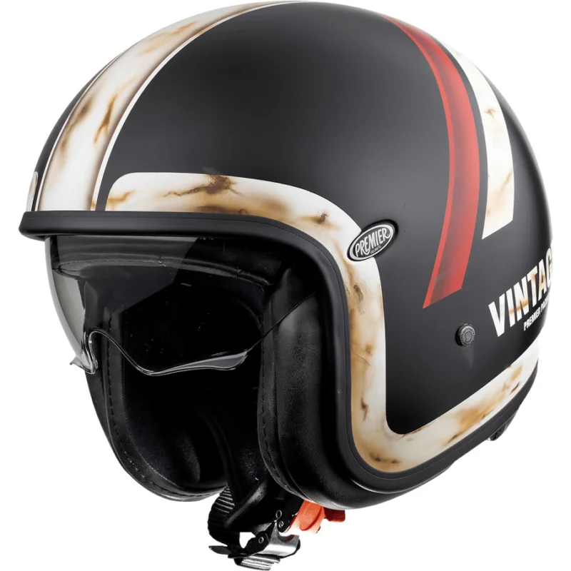 Casco Moto Jet Premier VINTAGE DO 92 O.S. BM Opaco Promozione