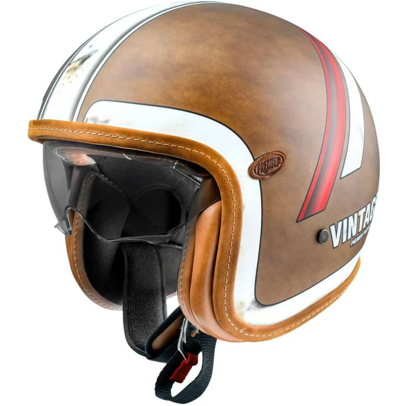 Promo Stagionale Casco Moto Jet Premier VINTAGE EVO PLATINUM EDITION BOS DO OS BM