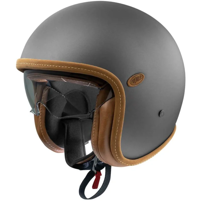 Saldi Casco Moto Jet Premier VINTAGE EVO PLATINUM EDITION U17BM