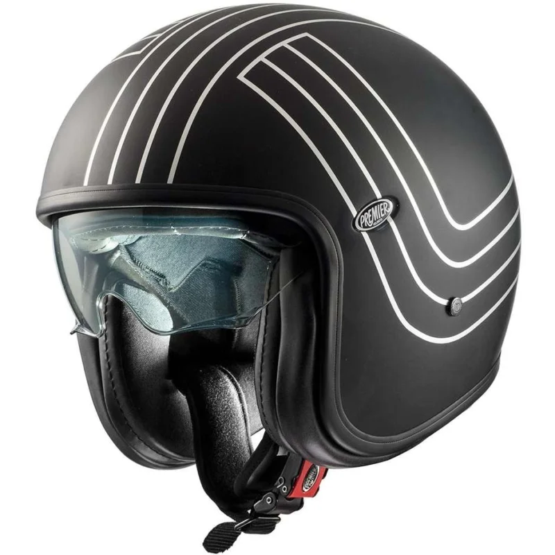 Ordina Subito Casco Moto Jet Premier VINTAGE EX SILVER CHROMED BM Opaco