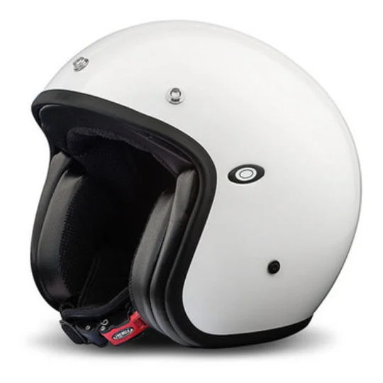 Casco Moto Jet Premier Vintage In Fibra Vintage Classic Bianco Più Venduto