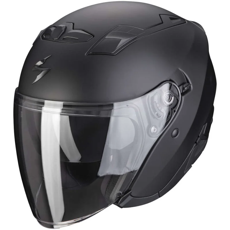 Casco Moto JetScorpion EXO-230 Solid Nero Opaco Ultima Occasione