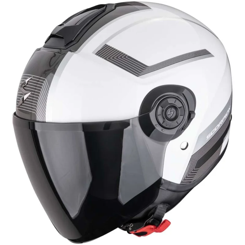 Prezzo Scontato Casco Moto Jet Scorpion EXO-CITY II COSMOS Bianco Perla Argento