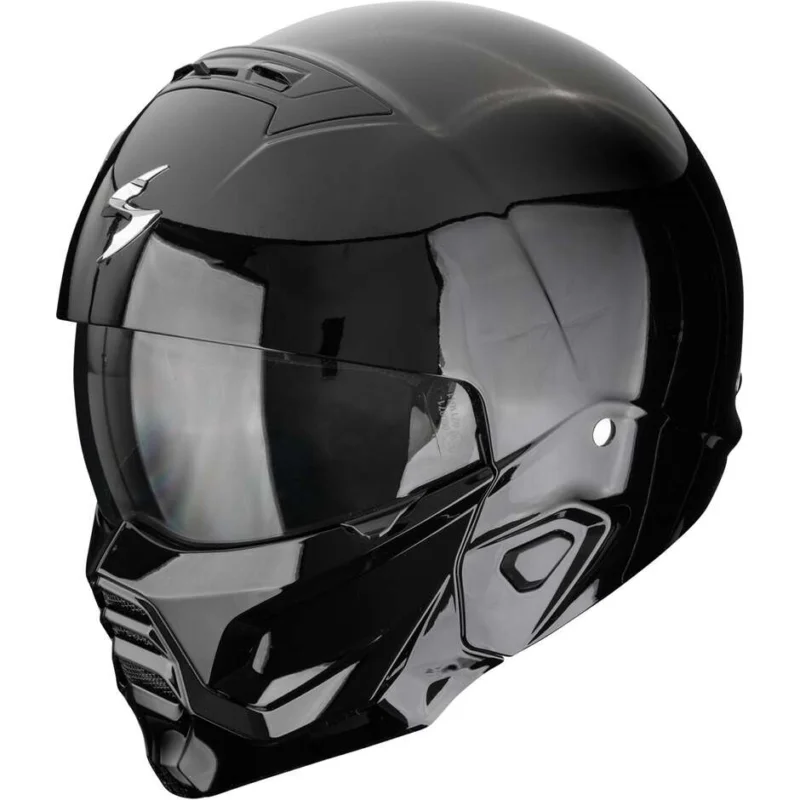 Vendita Finale Casco Moto Jet Scorpion EXO-COMBAT II SOLID Nero