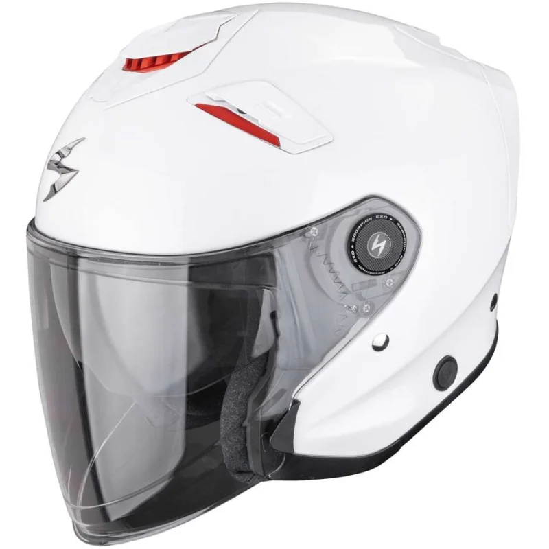 Casco Moto Jet Scorpion EXO-GT JET SOLID Bianco Perlato Compra Adesso