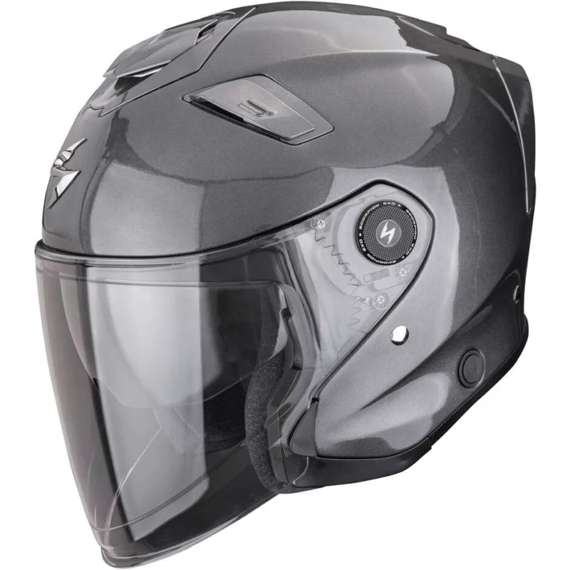 Casco Moto Jet Scorpion EXO-GT JET SOLID Grigio Metallizzato Compra Adesso