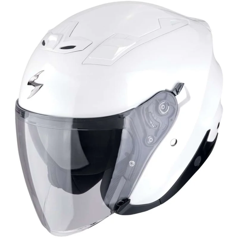 Casco Moto Jet Scorpion EXO-Z1 SOLID Bianco perla Scelto Dai Clienti