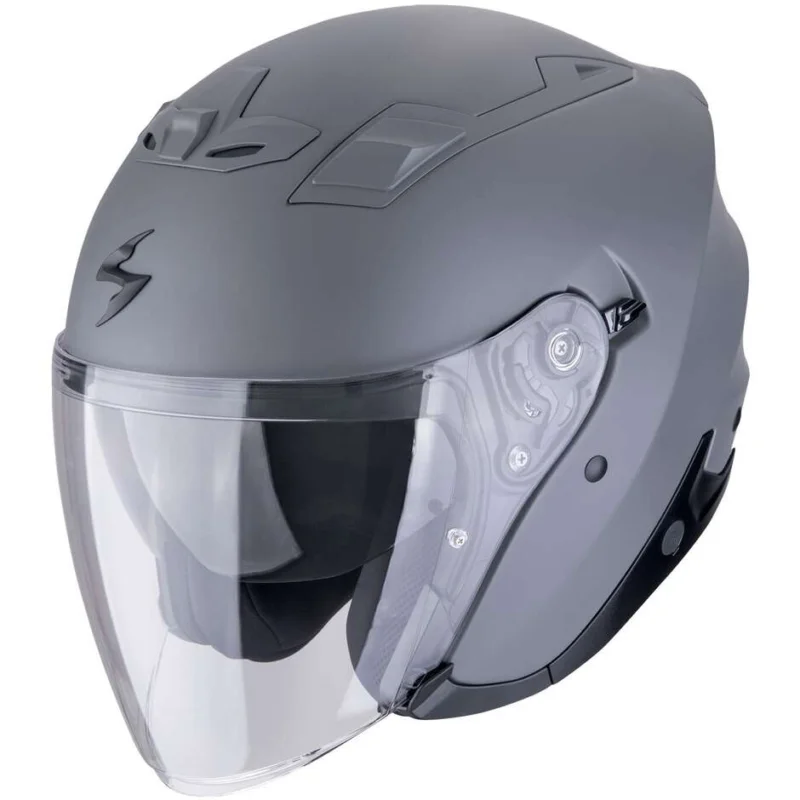 Promozione Casco Moto Jet Scorpion EXO-Z1 SOLID Grigio cemento opaco